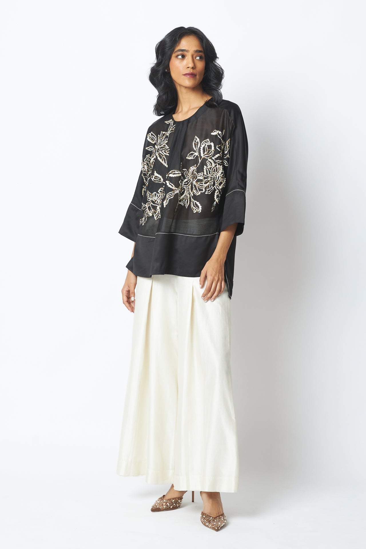Munmun Starlit Sheer Top & Pants