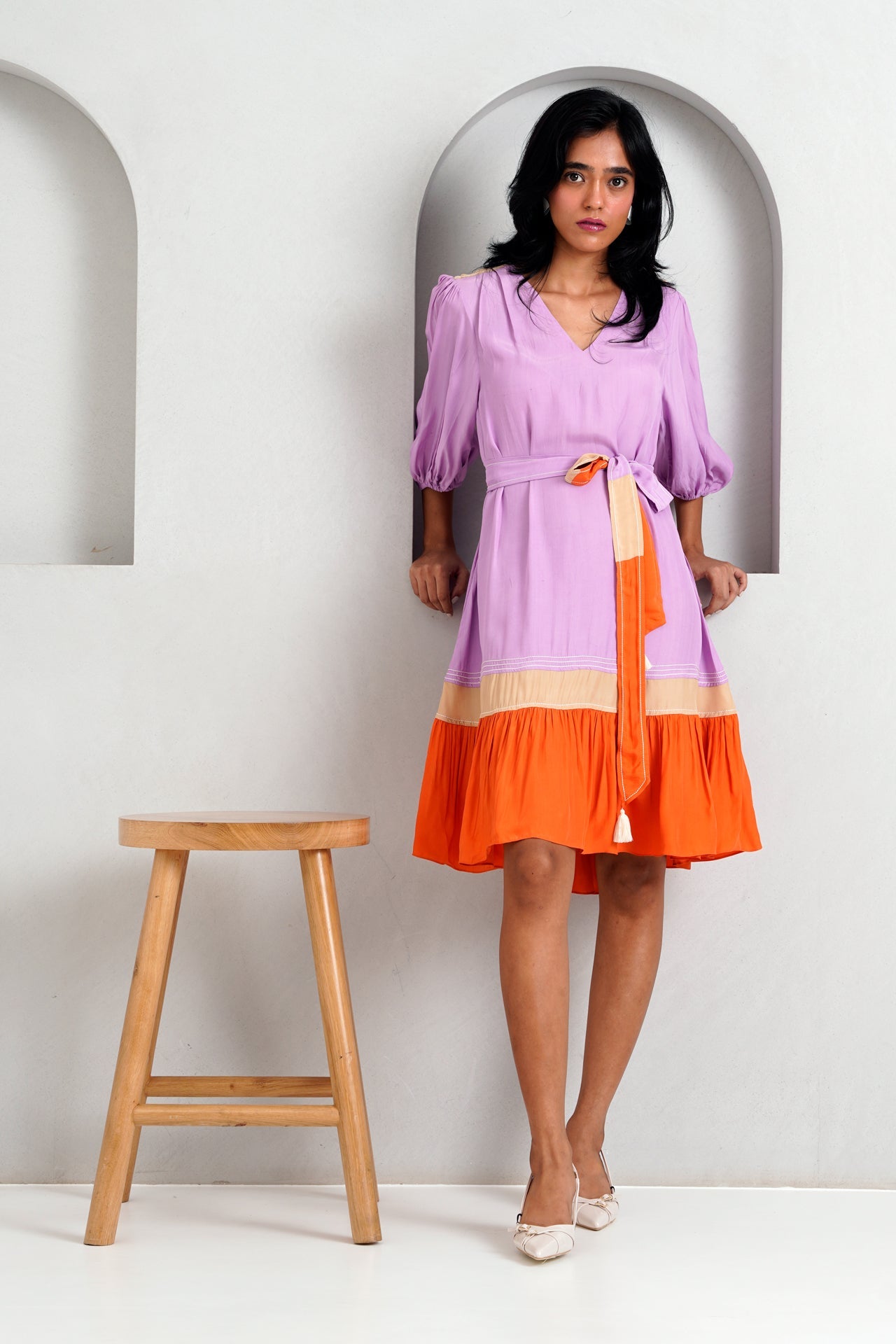 Vosky Short Roulette Dress