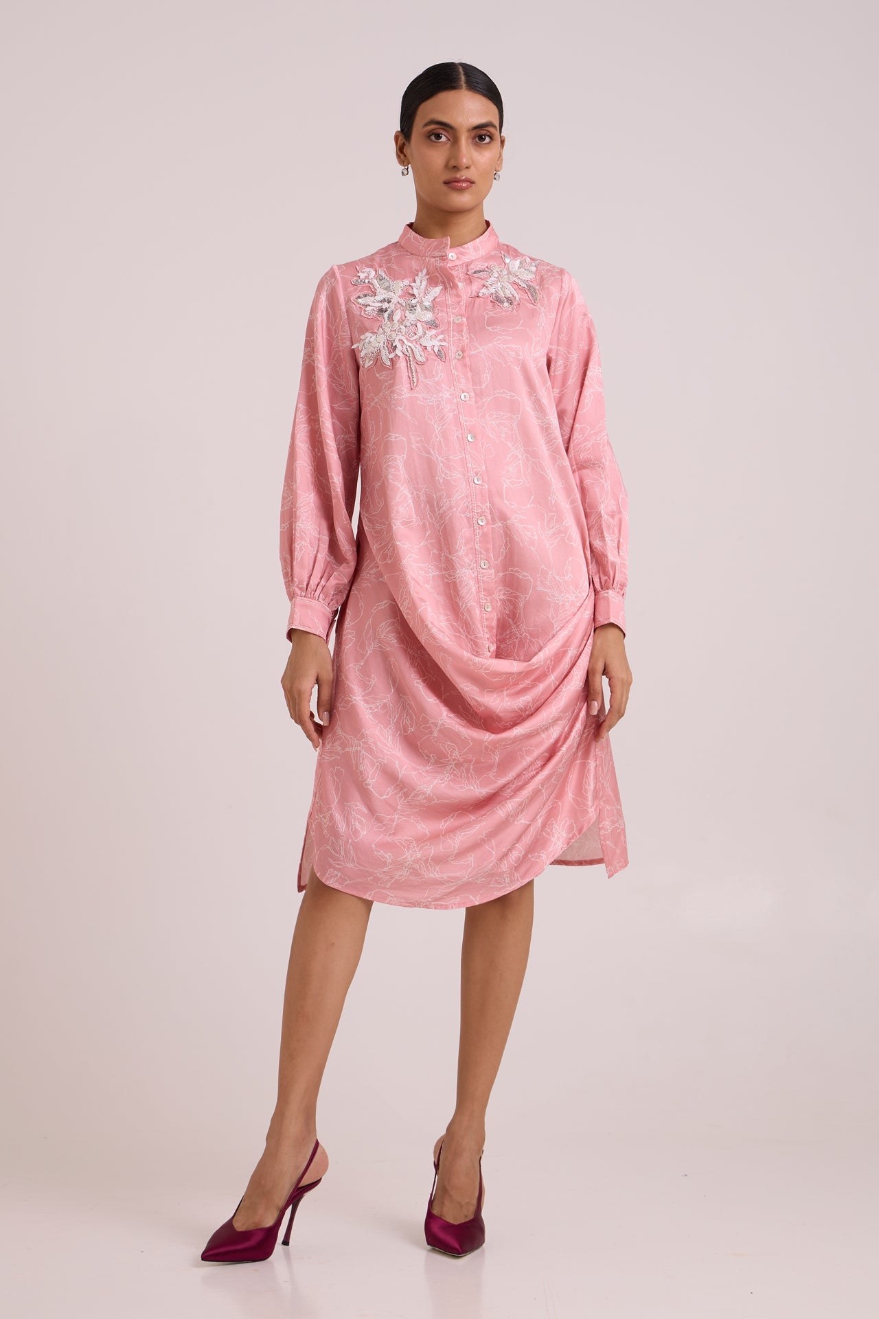 Leya Rose Water Short Dress