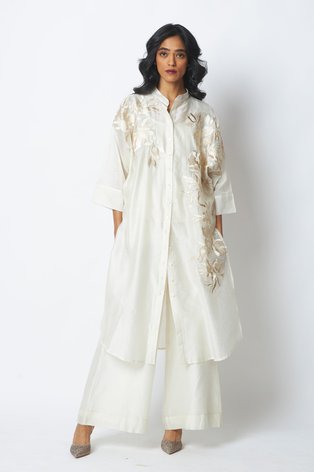 Ivory Yercad Easy Shirt Tunic & Pants