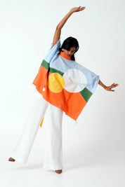 Multi Sol Oversized Sun Top & Pants