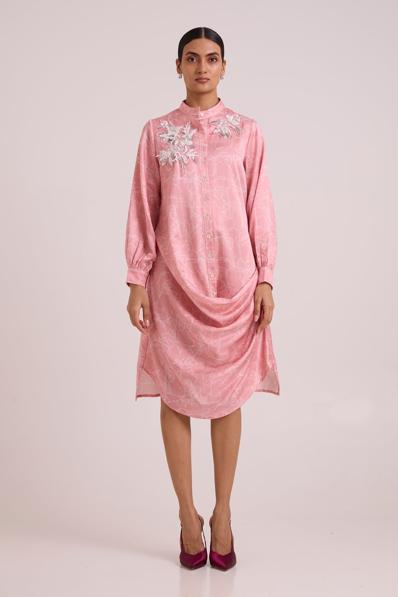 Leya Rose Water Short Dress