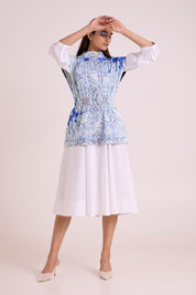 Sarabi Peace Rock Jacket & Chalk Dress