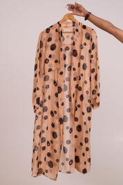 Neo Almond Burst Flap Trench & Slip Dress
