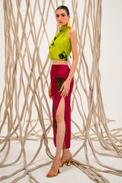 Passion Rouge Skirt Set