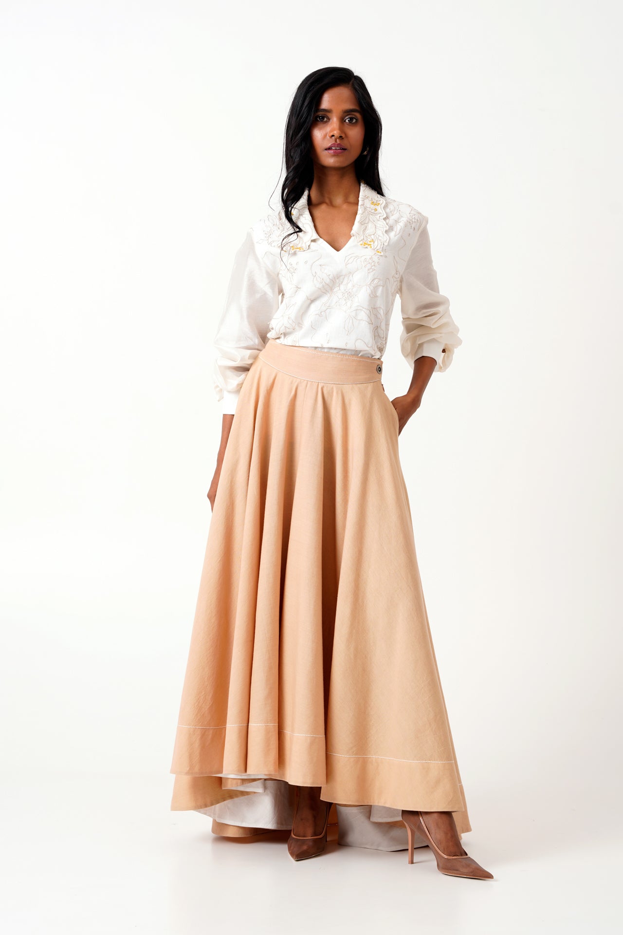 Latte Jena Swirl Skirt Set of 2