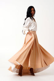 Latte Jena Swirl Skirt Set of 2