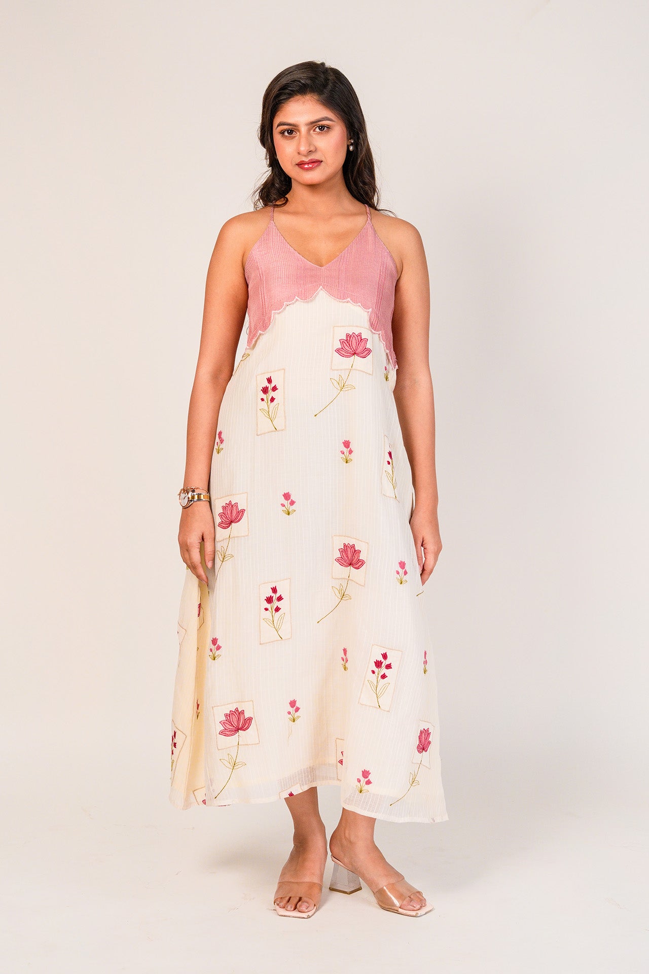 Pink Lotus Dress