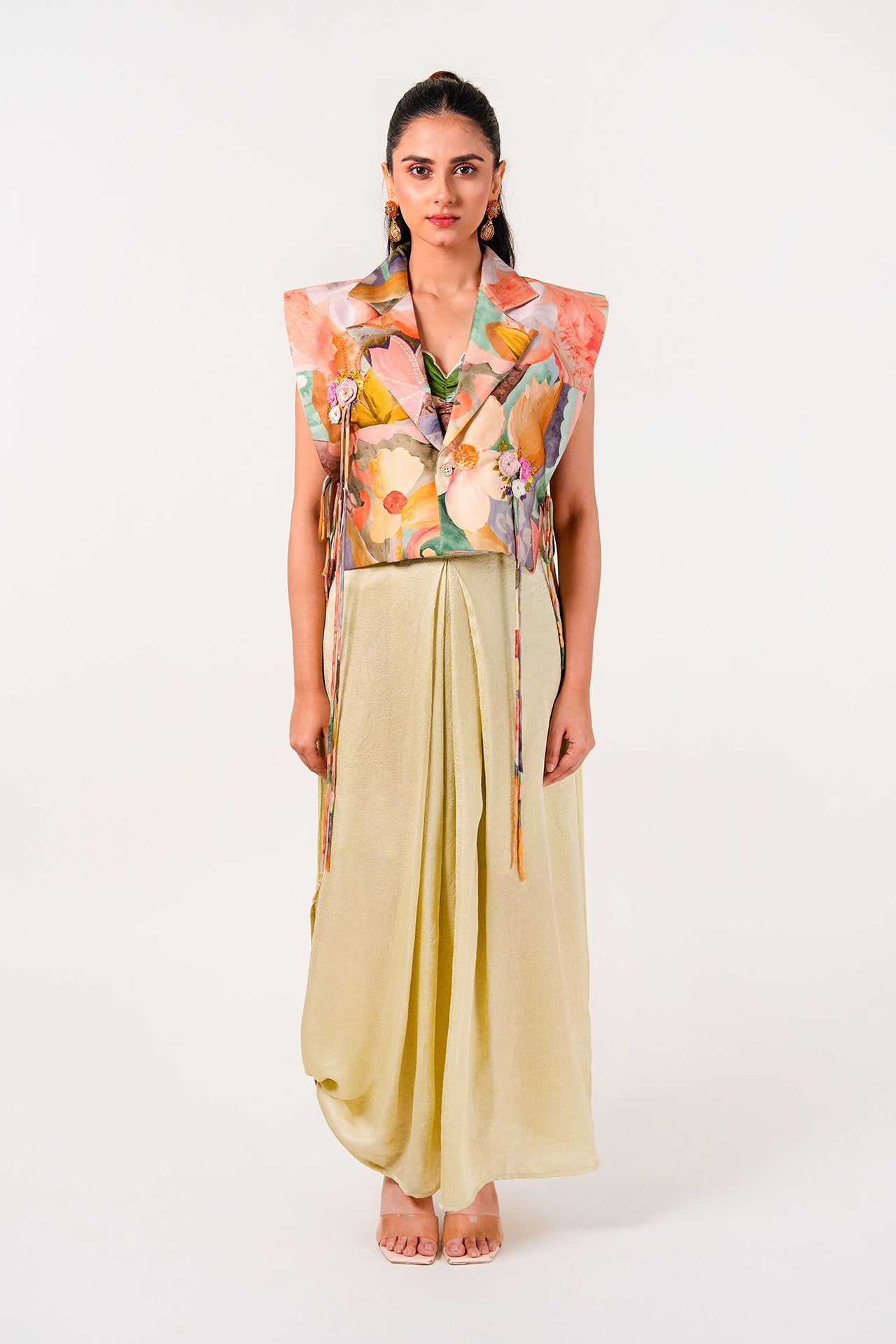 Bloomscape Co-ord with Jacket