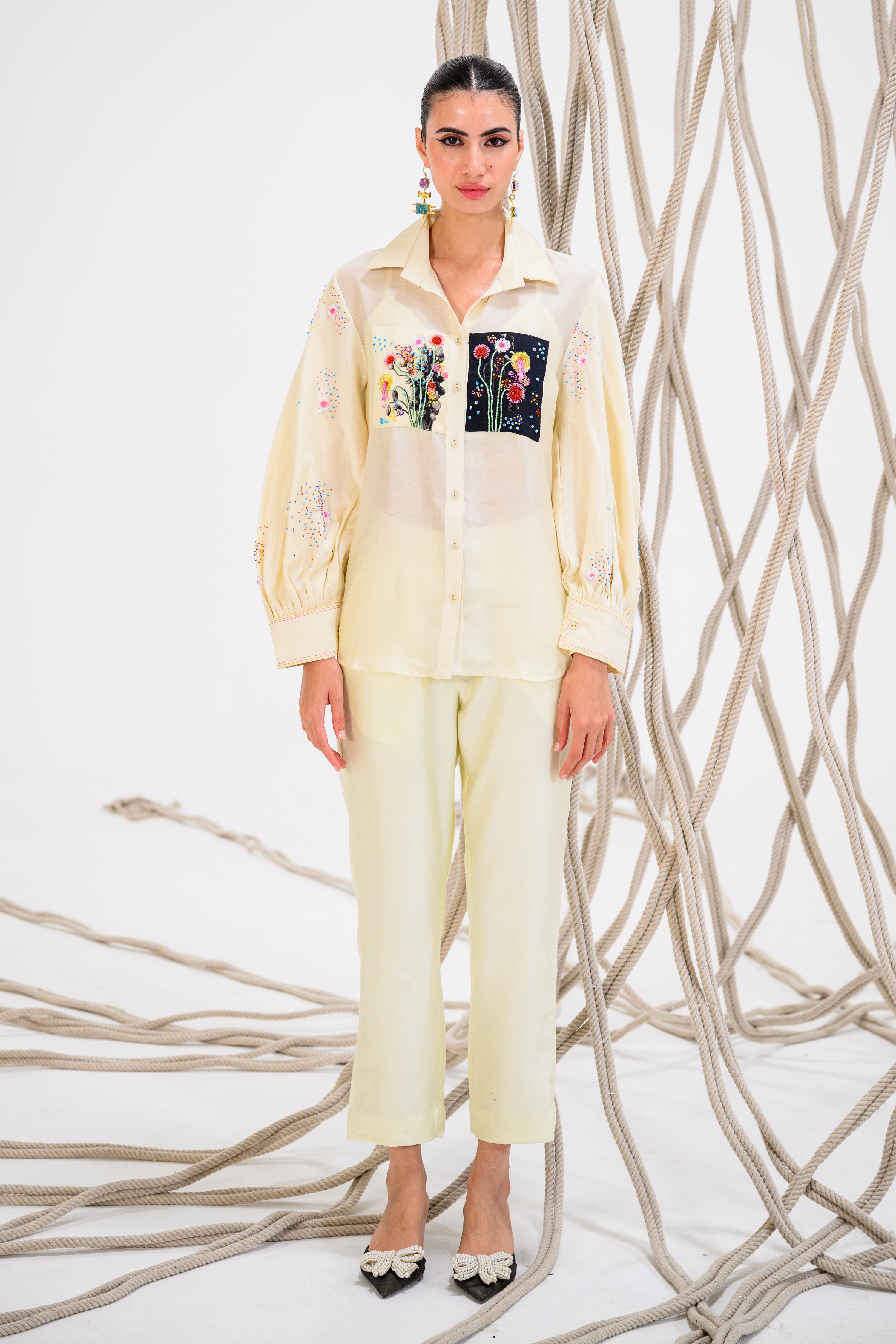 Ivory Pop Shirt