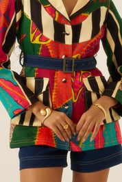 Forest Mosaic Safari Jacket