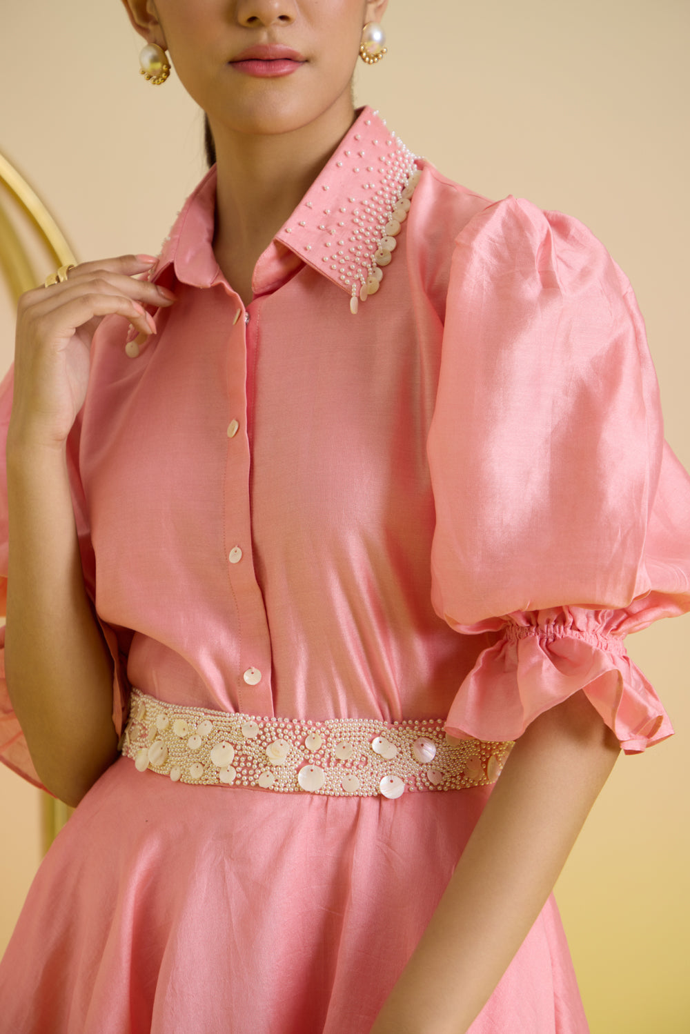 Bubblegum Embroidered Co-ord Set