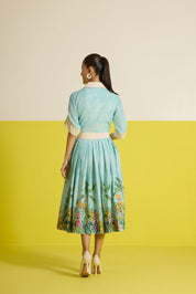 Costabella Half Sleeve Midi Dress