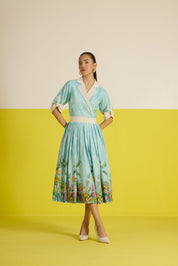 Costabella Half Sleeve Midi Dress