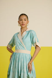 Costabella Half Sleeve Midi Dress