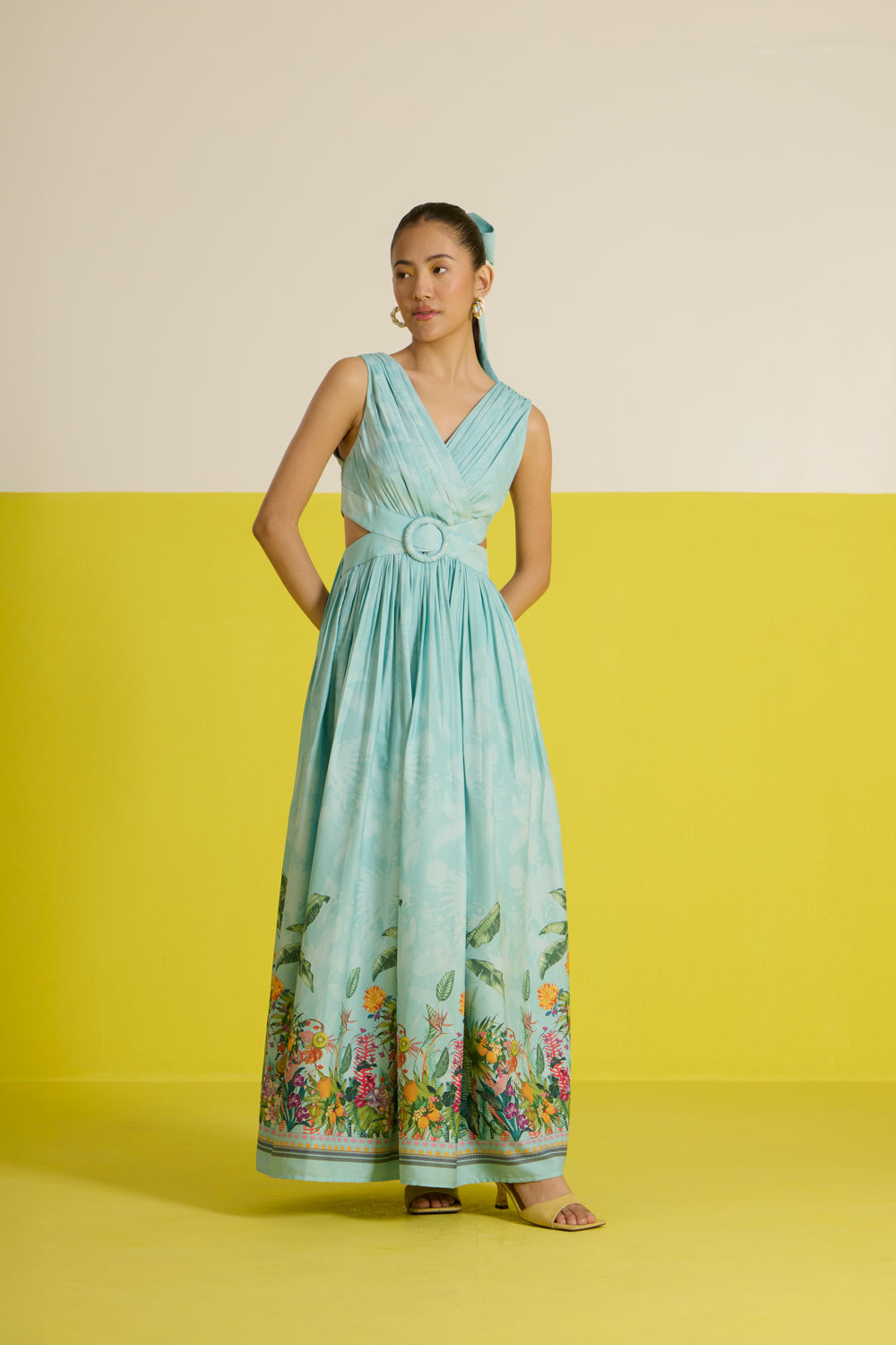 Costabella Cut out Maxi Dress