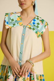 Sorrento Collar Statement Dress