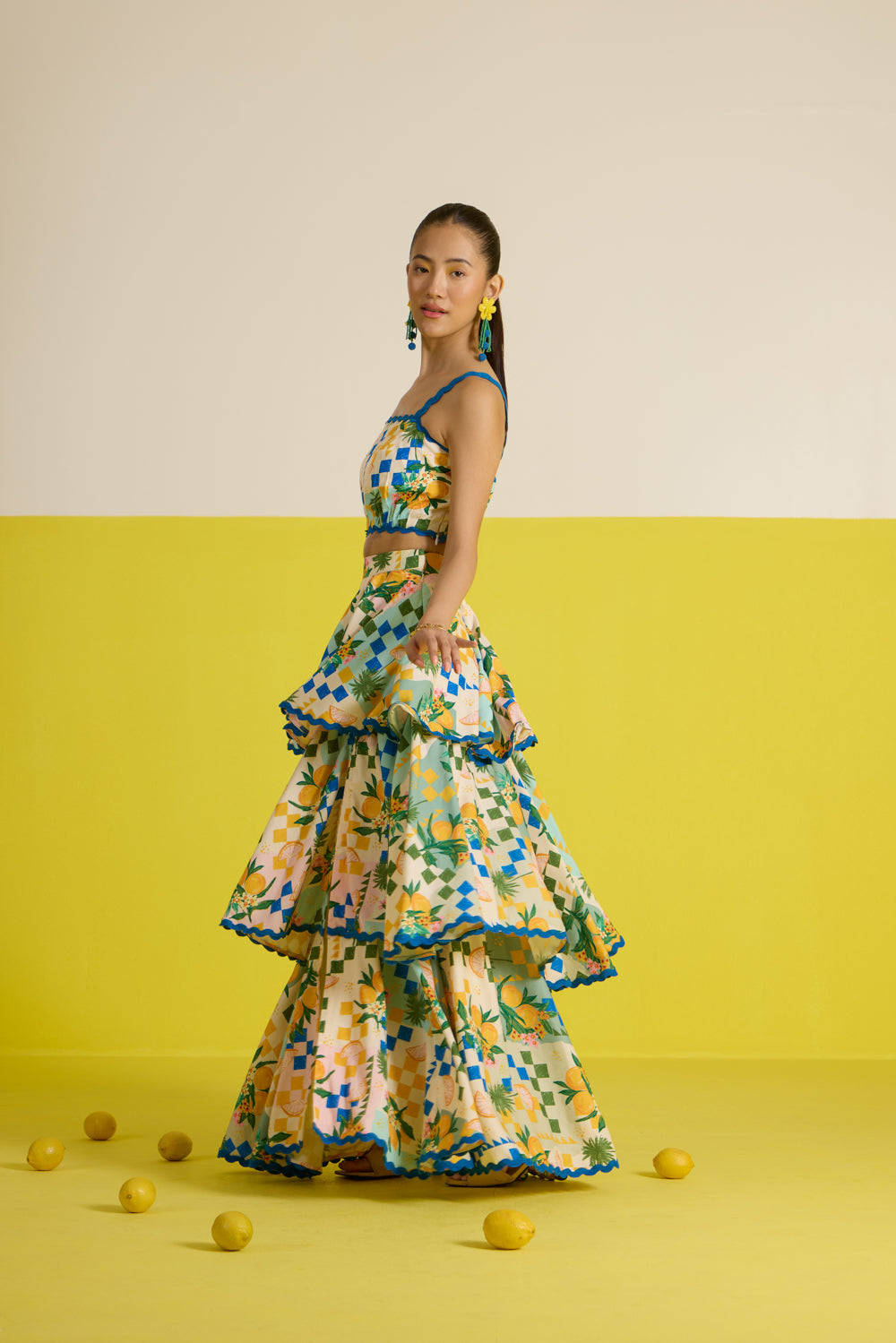 Sorrento Layered Slit Skirt