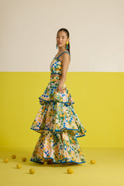 Sorrento Layered Slit Skirt