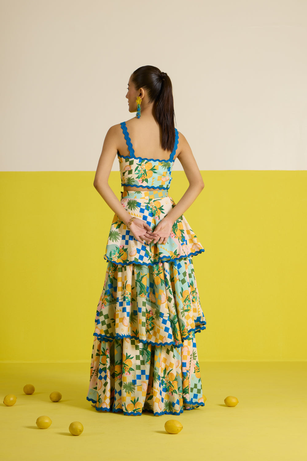 Sorrento Layered Slit Skirt