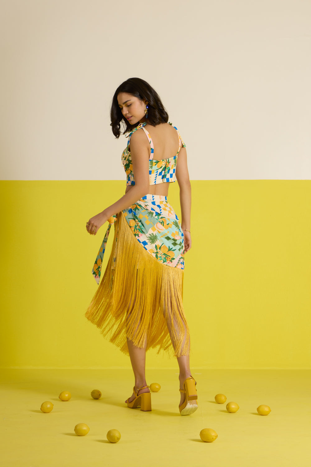 Sorrento Fringes Skirt