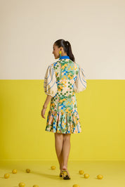 Sorrento Puffed Sleeve Shirt Dress