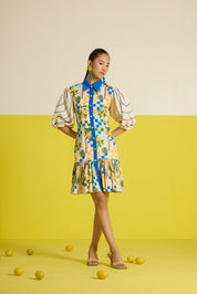 Sorrento Puffed Sleeve Shirt Dress