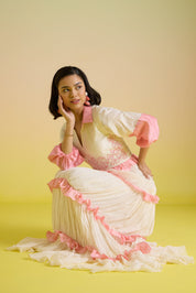 Gelato Embroidered Tier Dress