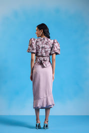 Celestial Pink Ruffled Skirt