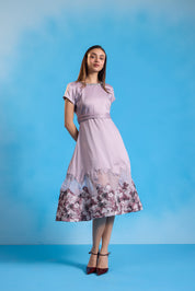 Celestial Pink Midi Dress