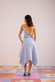 Blue Haven Asymmetrical Dress