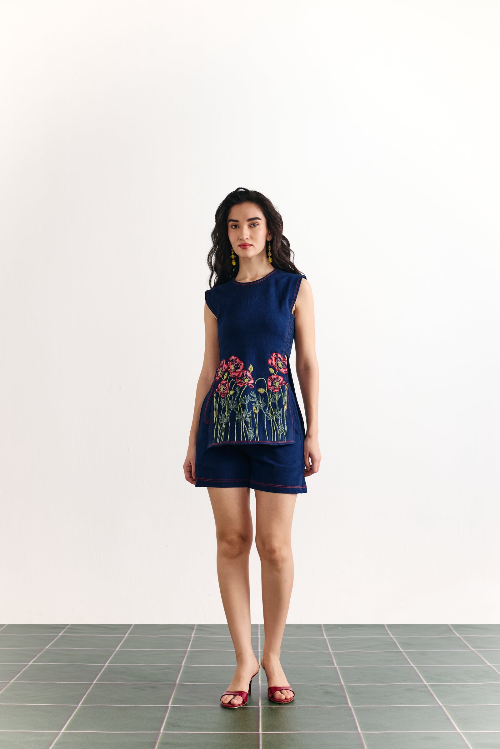Indigo Poppy Co-ord set