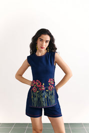 Indigo Poppy Co-ord set
