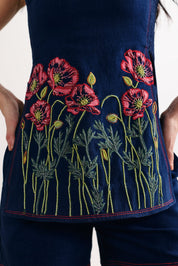 Indigo Poppy Co-ord set
