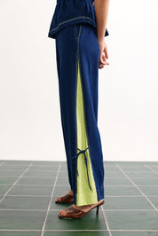Indigo Neon Peplum Co-ord