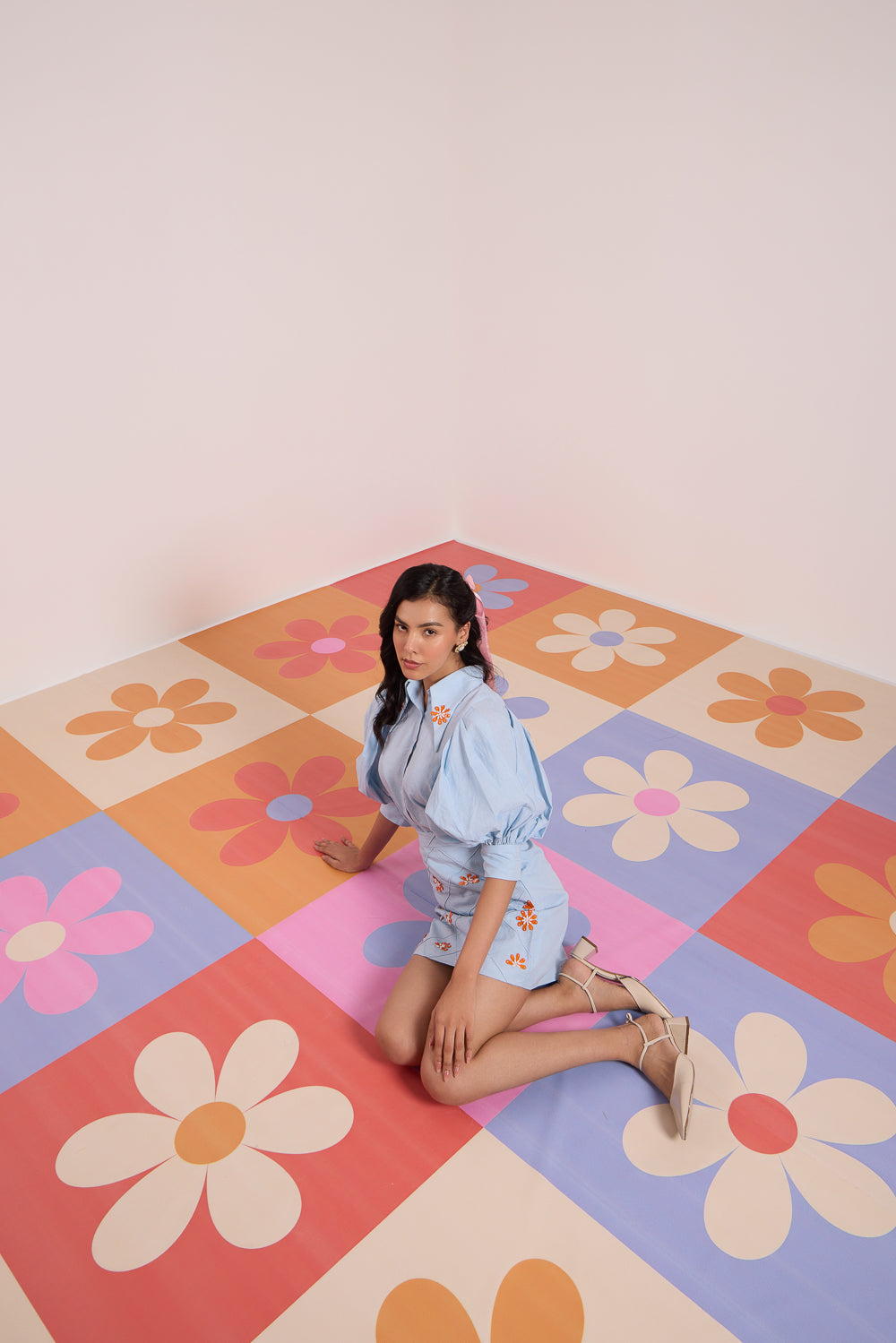 Sania Chadha in Blue Serenity Co-ord Set