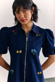 Indigo Fleur Dress