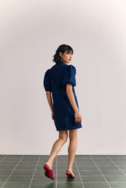 Indigo Fleur Dress