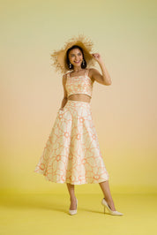 Ivory Dusk Embroidered Co-ord Set