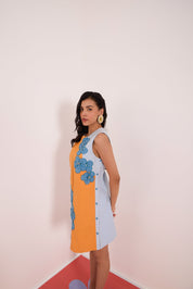 Tangerine Burst Dress