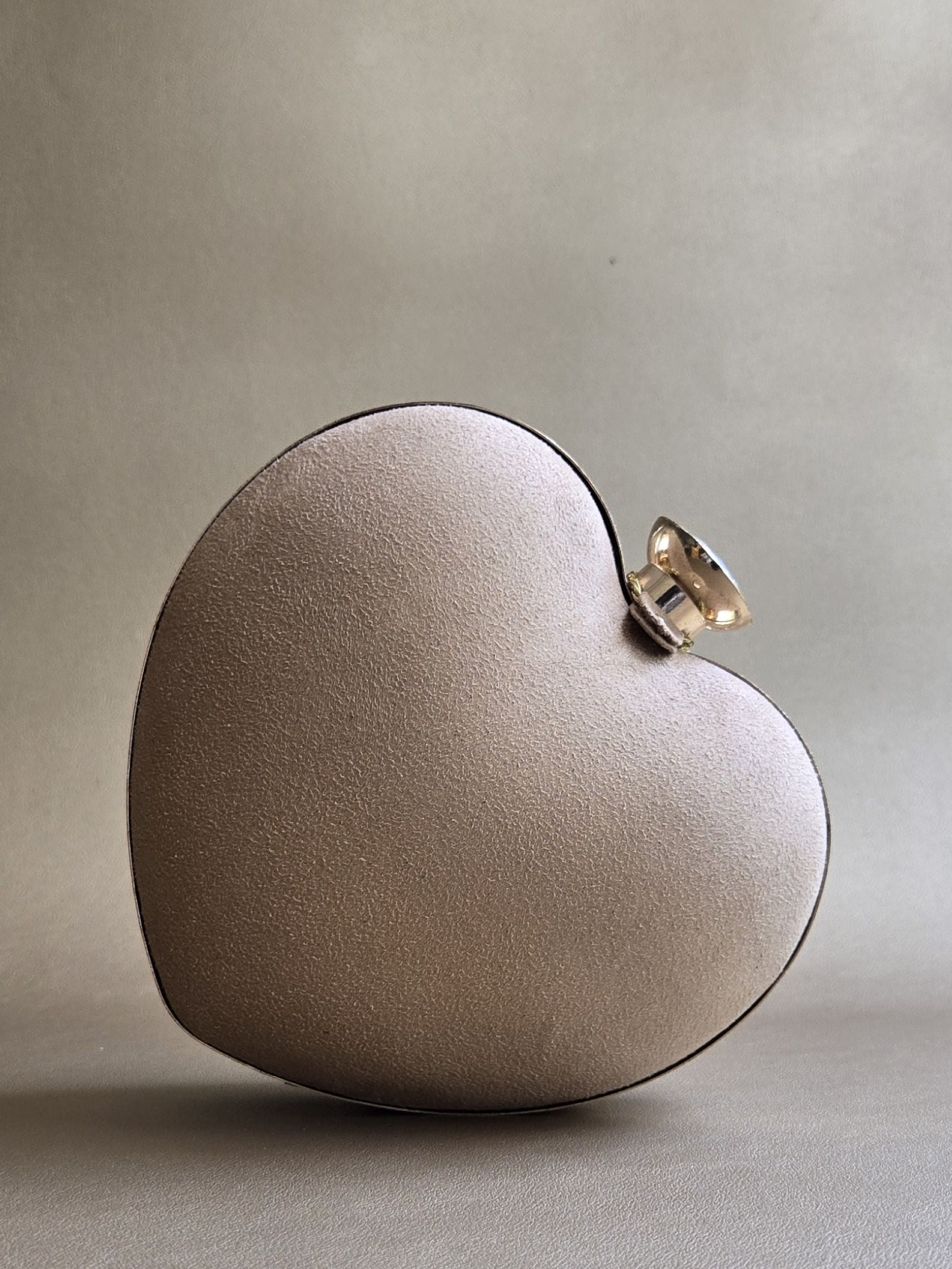 Gold Floral Heart Bag