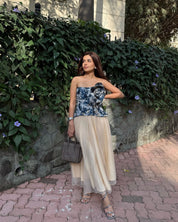 Prerna Mehra in Gilded Corset Co-ord