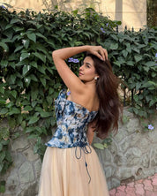 Prerna Mehra in Gilded Corset Co-ord