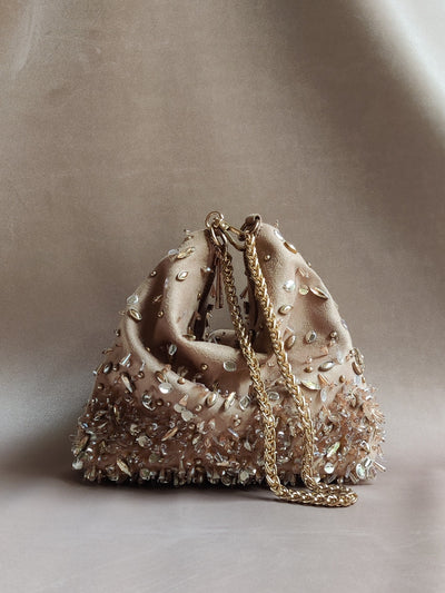 Gold Hobo Bag