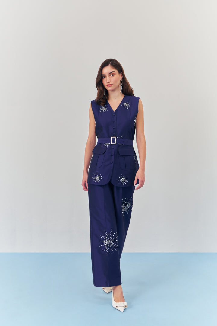 Sapphire Sparkle Vest