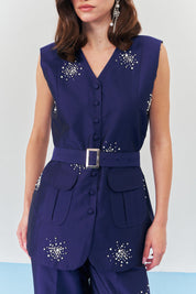Sapphire Sparkle Vest