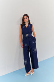 Sapphire Sparkle Vest Co-ord Set