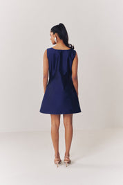 Sapphire Sparkle A line Dress