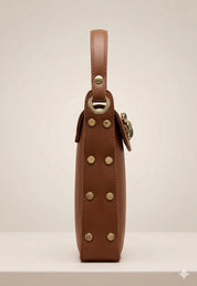 Bee Bling Bag Tan & Green