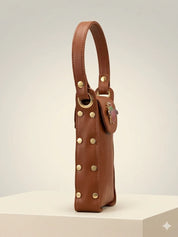 Bee Bling Bag Tan & Dark Pink
